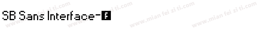 SB Sans Interface字体转换